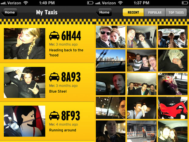 Taxi Snapshot is an App That Turns NYC Taxicabs into Social Photo Booths taxisnapshot2 mini