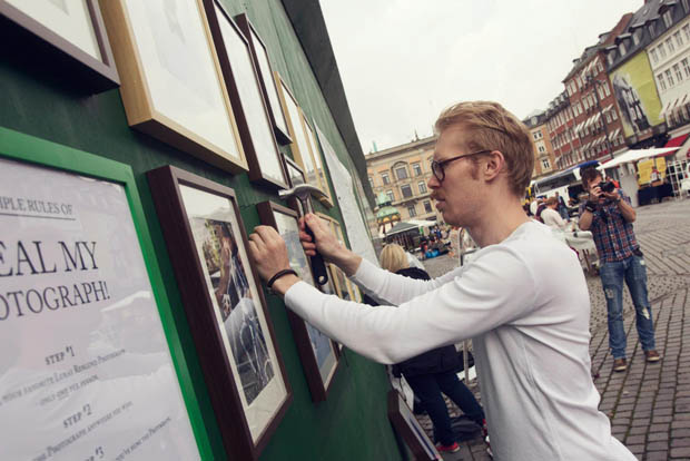 Gone in 30 Seconds: Photog Holds Show and Invites Strangers to Steal His Photos stealphotos 7