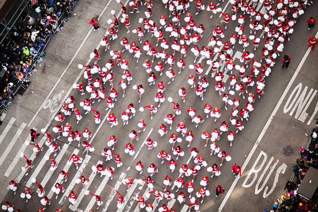 Macys Thanksgiving Day Parade in NYC, Photographed From High Above 643NL
