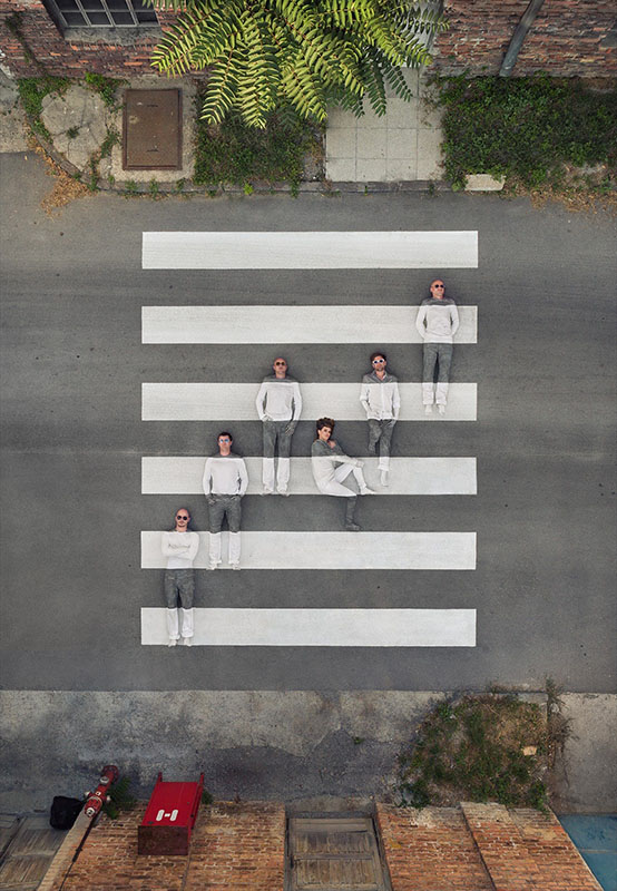 BTS: Photographing an Album Cover with a Band Blended Into a Zebra Lane finalphoto