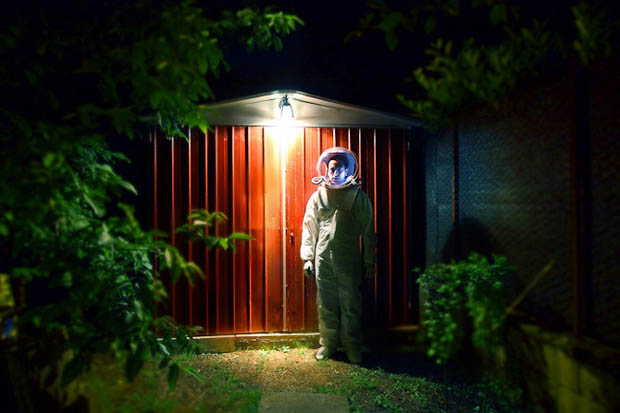 Portraits of People Wearing Space Suits in Not So Alien Locations spacesuit 6