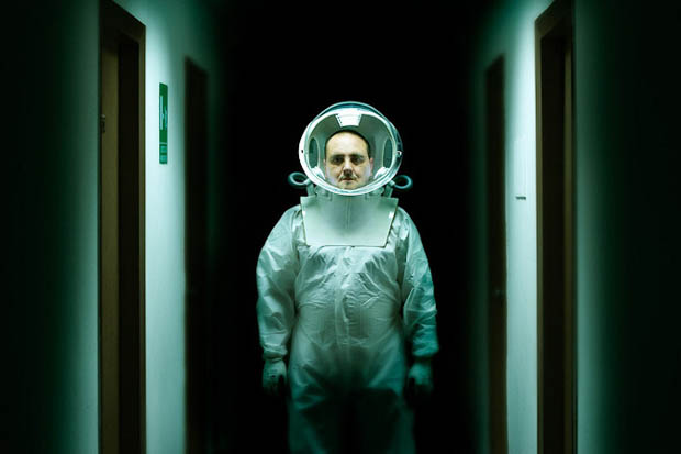 Portraits of People Wearing Space Suits in Not So Alien Locations spacesuit 9