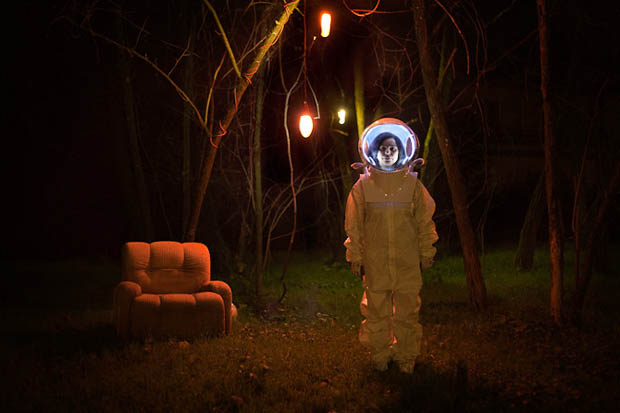 Portraits of People Wearing Space Suits in Not So Alien Locations spacesuit 14