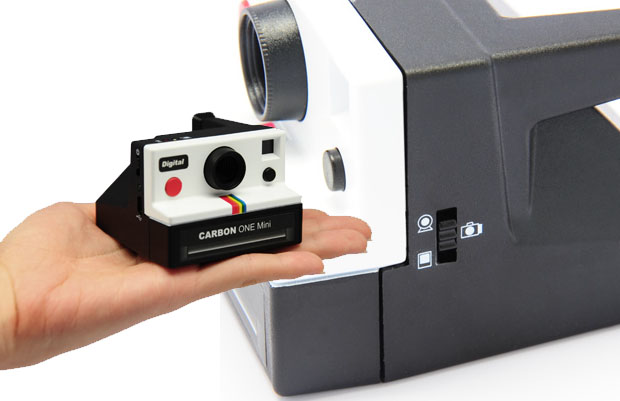 Carbon One Mini is a Polaroid One Step Look Alike Digital Camera onemini3