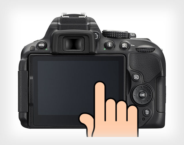 nikon coolpix touch screen